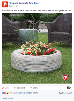 Firestone Facebook post