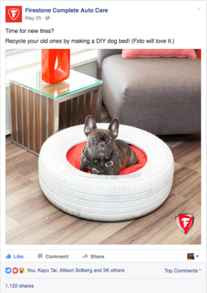 Firestone Facebook post